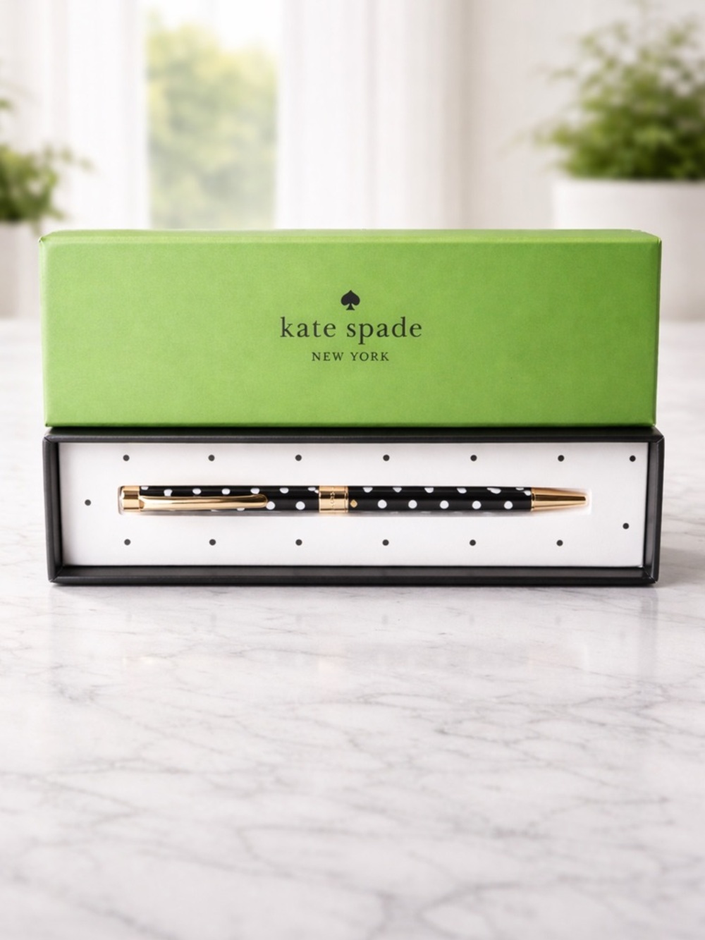 kate spade New York Black Dots Ballpoint Pen - New